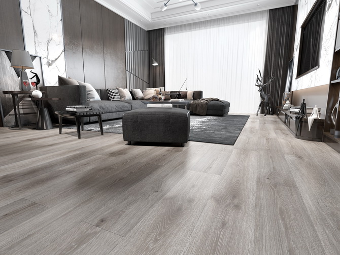SPC click floor with higher density Rigid core Vinyl flooring products waterproof SGS
