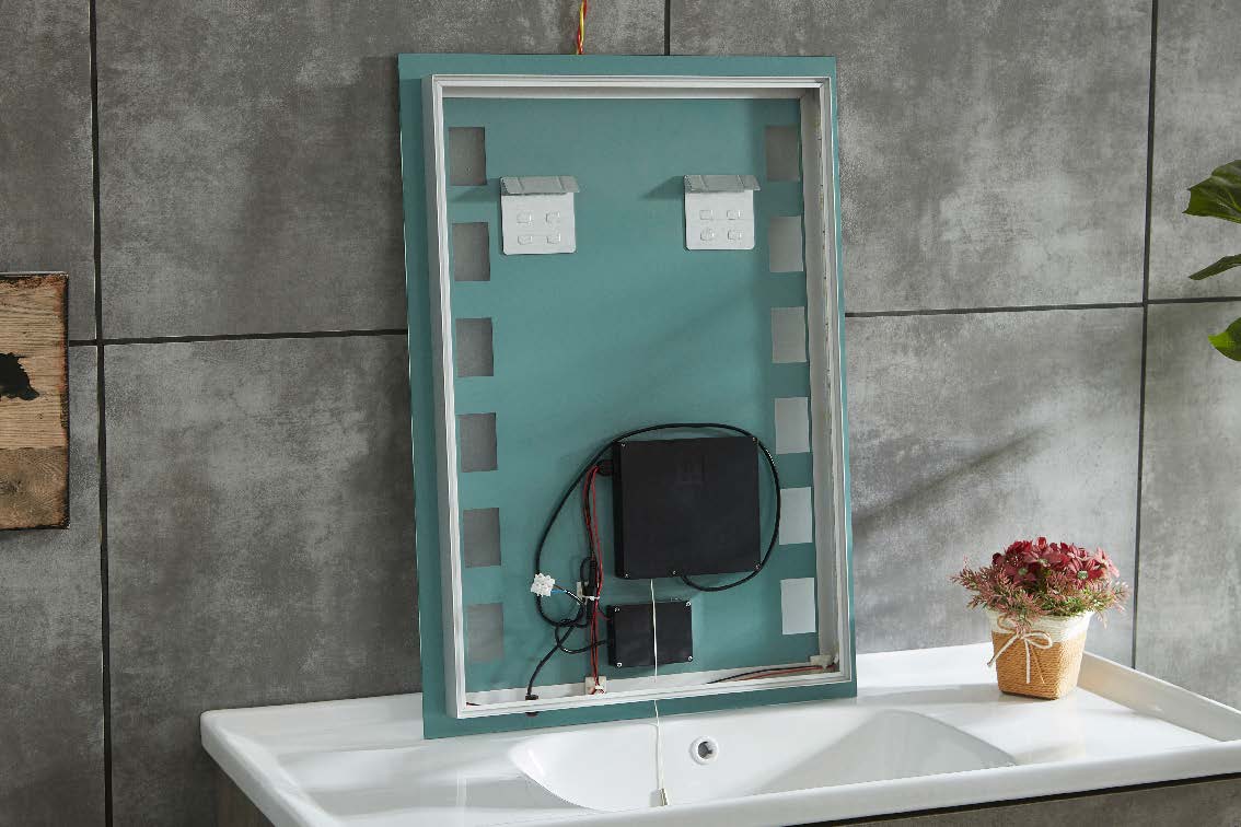CE IP44 New Style 2 Sides Frame Illuminated Copper-free LED Bathroom Mirror Hot Selling