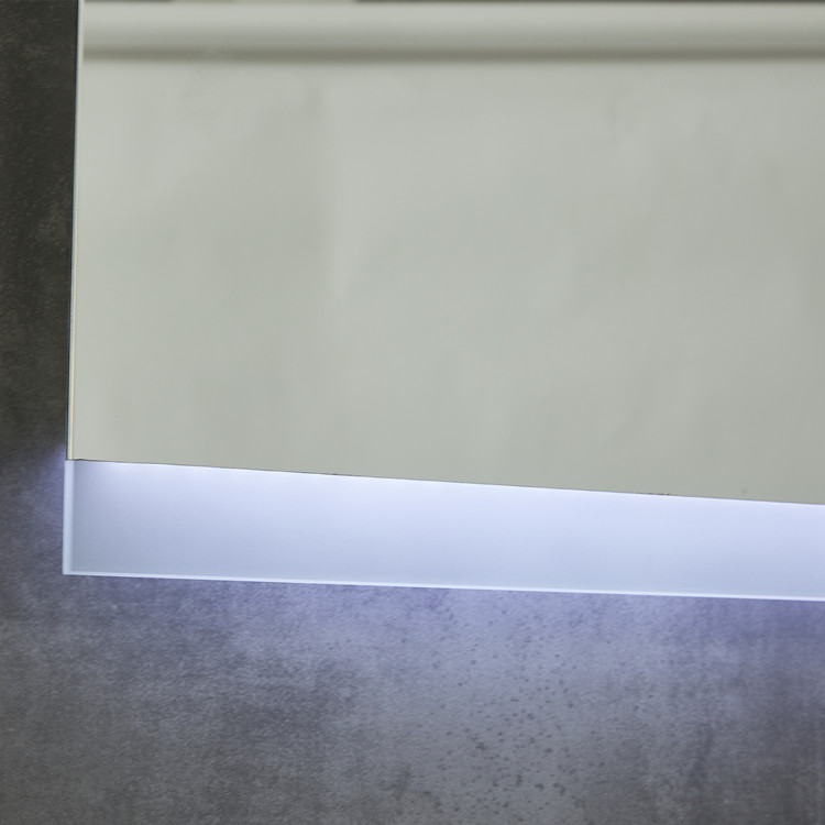 Popular Design Led Bath Mirror with Led Light Copper-free Silver Glass