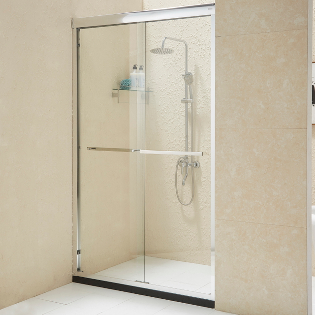 New Twin Door Temperd Glass 8MM Shower Enclosure Sliding Shower Door