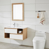 New Design white painting Modern Bathroom Cabinet with Basin Vanity Set