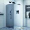 Single Piece Walk-in 6MM 8MM 10MM Tempered Glass Shower Door Shower Room
