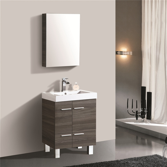 Entop European Style Floor Standing Basin Cabinet with Mirror