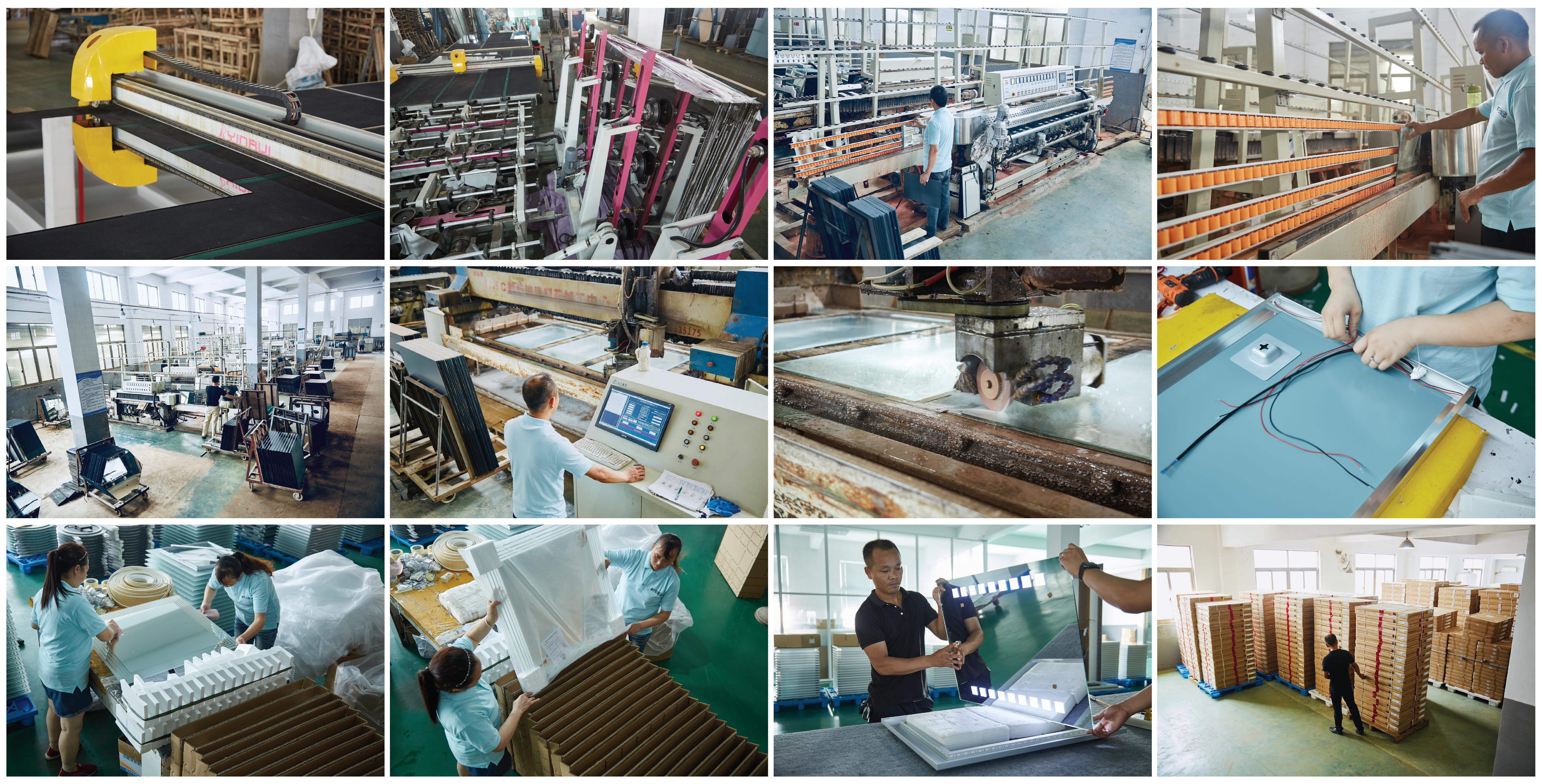 LED MIRROR PRODUCTION PROCESS