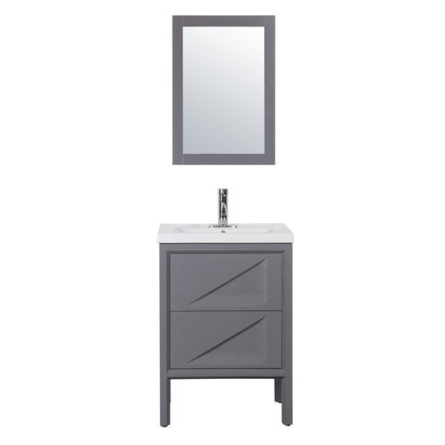 Bathroom Wash Basin Small Bathroom Cabinet with Marble Countertop