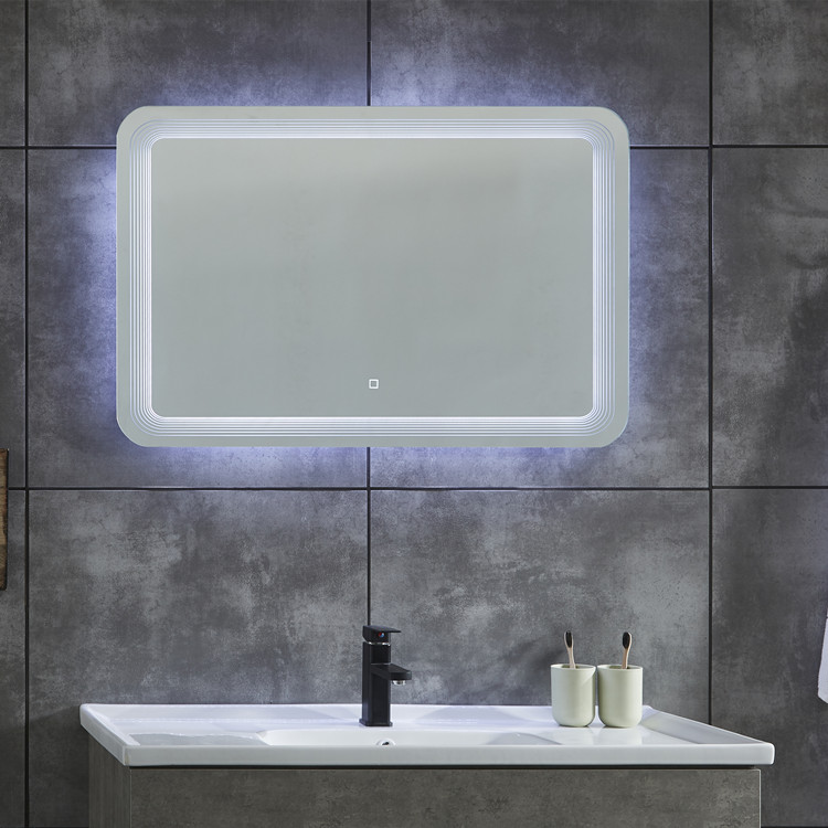 Industrial Furniture Bathroom Vanity LED Mirror Small