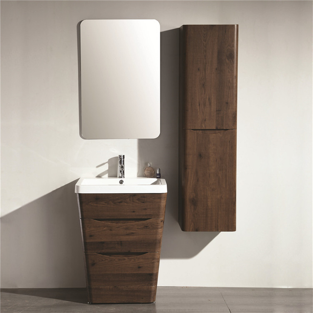 Entop European Style Bathroom Vanity Wall Wood Cabinets Antique Furniture Bathroom for Hotel 2 Door Bathroom Wall Cabinet
