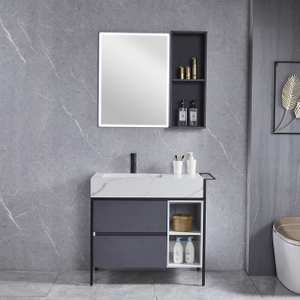 White Luxury Modern Bathroom Storage Vanity Set
