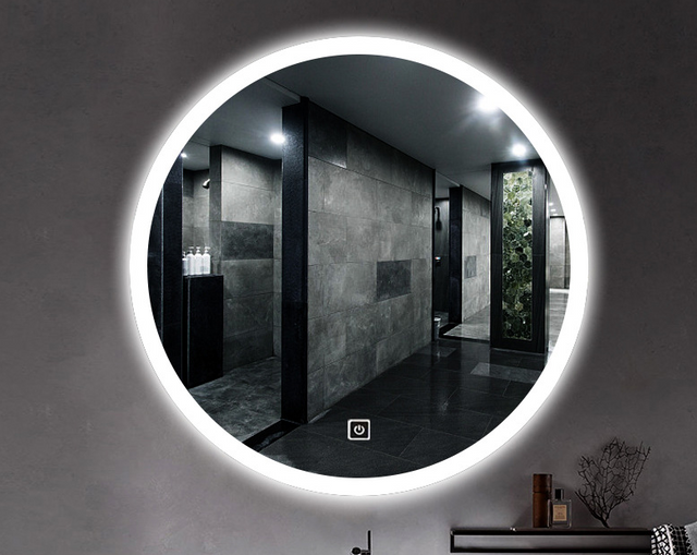 24in 28in 32in Modern Round LED Bathroom Mirror