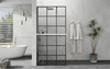 Wholesale Hinged Shower Door 10mm Safety Tempered Glass With 304 Stainless Steel Frame