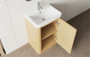 Floor Standing Bathroom Cabinet Japandi Compact Vanity | Custom Size, Color & Material | Entop OEM/ODM Manufacturer