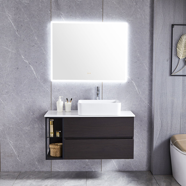 Ceramic Vanity Basin Bathroom Furniture Units