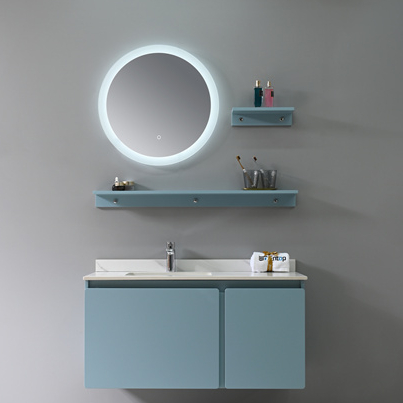 Entop Bathroom Cabinet with Led Mirror And Lacquer Surface