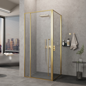 Quadrant Shower Enclosure R900 R1000 Chrome Finish For Residential Construction