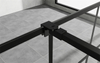 Wholesale Hinged Shower Door 10mm Safety Tempered Glass With 304 Stainless Steel Frame