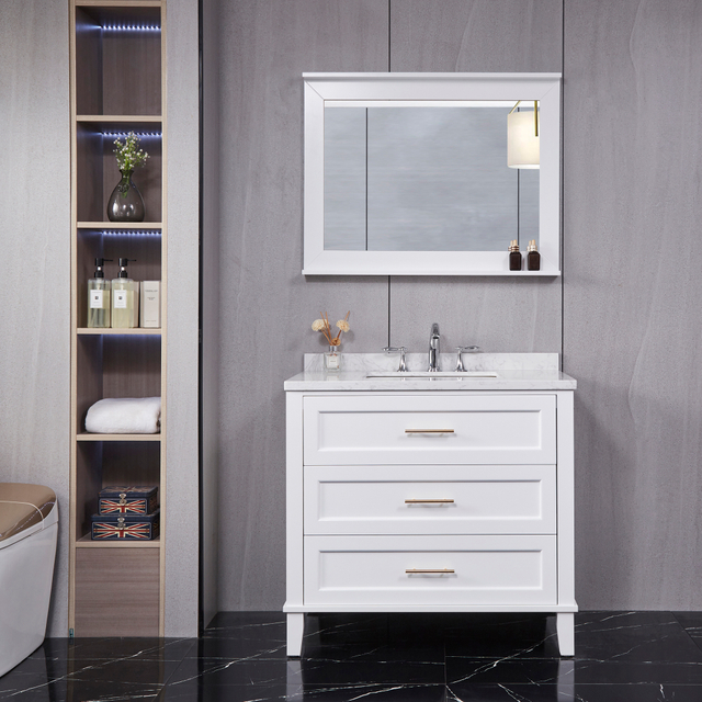 White America Style Free Standing Bathroom Vanity