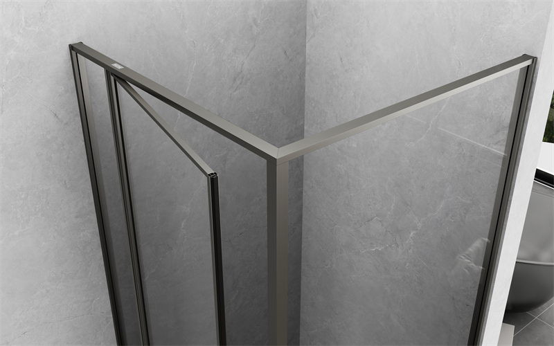 Walk In Shower Screen 10mm Clear Tempered Glass For Luxury Hotel Bathrooms
