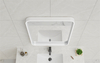 EML-1156 Rectangular Smart Touch Control Rectangular LED Mirror White FrameLED Mirror White Frame| Custom Size | Entop OEM/ODM Manufacturer