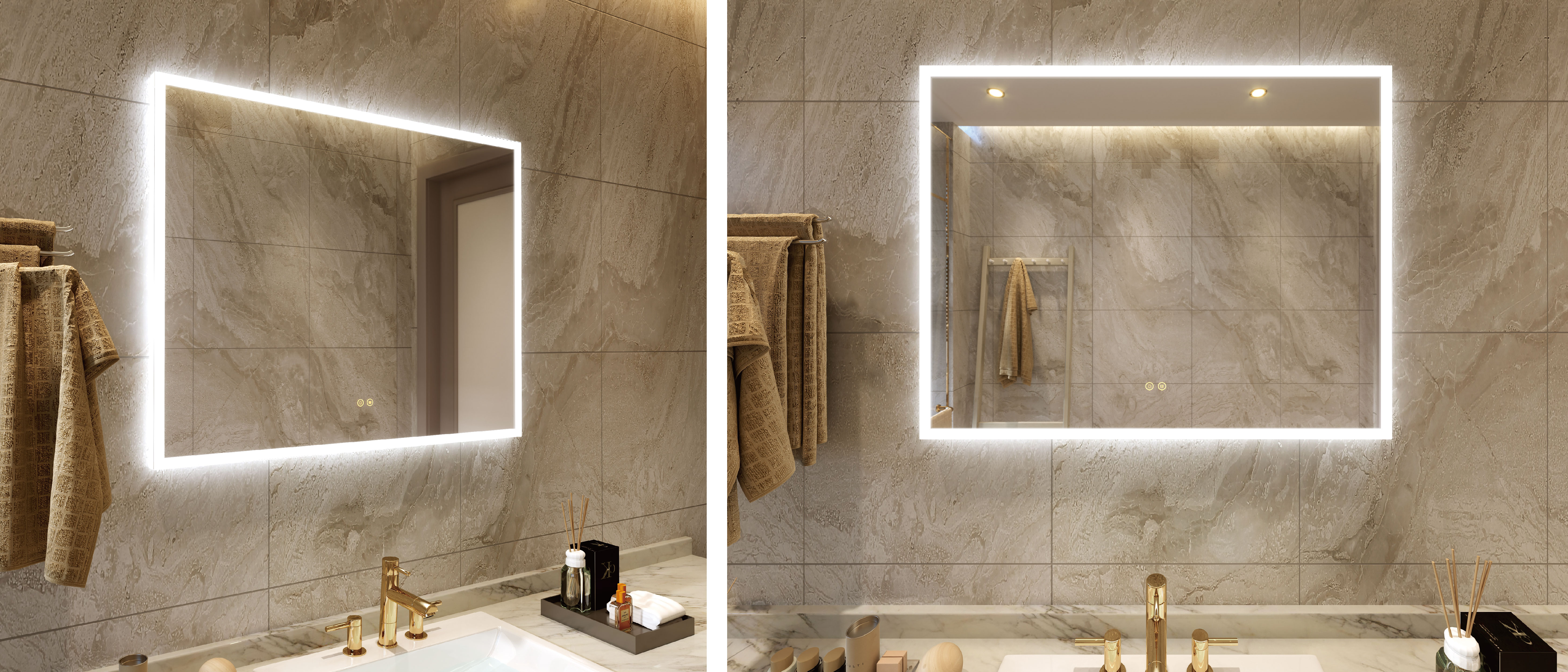Bathroom Wall Mirrors With LED Lighta-03