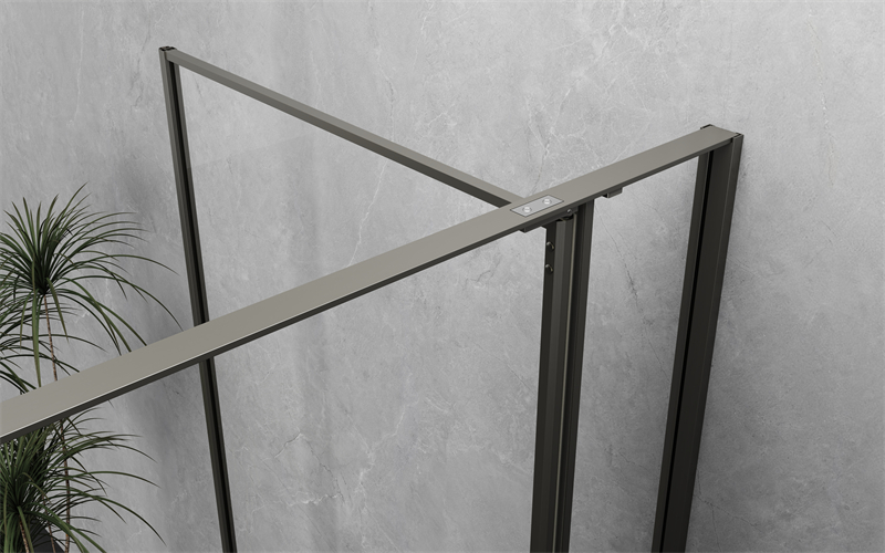 Walk In Shower Screen 10mm Clear Tempered Glass For Luxury Hotel Bathrooms