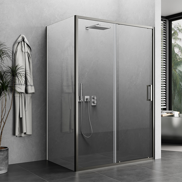 CE SGCC Certified Tempered Glass Shower Enclosure 8mm OEM