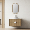 Floating Double Drawer Minimalist Wall Mounted Bathroom Cabinet Furniture | Custom Size, Color & Material | Entop OEM/ODM Manufacturer