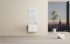 Light Wood Compact Wall-Mounted Vanity | Custom Size, Color & Material | Entop OEM/ODM Manufacturer