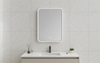 EML-1156 Rectangular Smart Touch Control Rectangular LED Mirror White FrameLED Mirror White Frame| Custom Size | Entop OEM/ODM Manufacturer