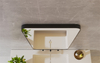 EM-3552 Minimalist Wall Mirror Black Frame Bathroom Mirror | Custom Size | Entop OEM/ODM Manufacturer