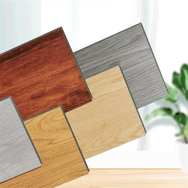 Free Samples Waterproof Anti-slip easy install click flooring spc vinyl plank