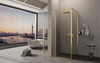 Quadrant Shower Enclosure R900 R1000 Chrome Finish For Residential Construction