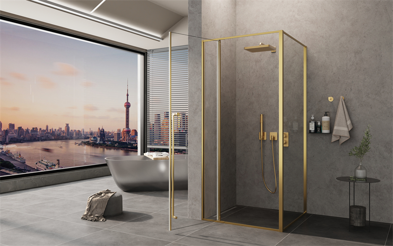 Quadrant Shower Enclosure R900 R1000 Chrome Finish For Residential Construction