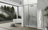 Bypass Sliding Shower Door 8mm Frosted Tempered Glass For Commercial Wholesale