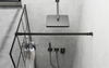 Wholesale Hinged Shower Door 10mm Safety Tempered Glass With 304 Stainless Steel Frame