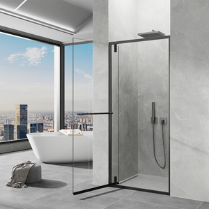 Custom Size Frameless Shower Enclosure 8mm 10mm Tempered Glass For Villa Bathrooms
