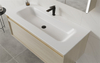 Organic Shape Bathroom Vanity for Japandi Bathroom Style