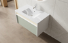 Sage Green Bathroom Vanity Floating Single Drawer Cabinet | Custom Size, Color & Material | Entop OEM/ODM Manufacturer