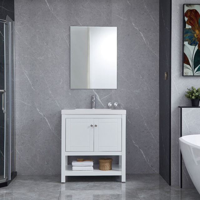 White Bathroom Cabinets Vanity