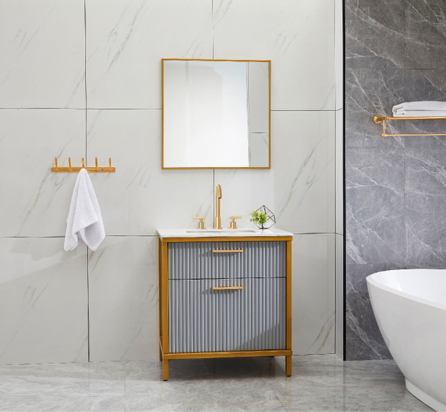 Luxury Modern PVC Bathroom Cabinets