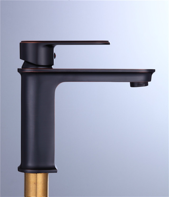 Latest Products Brass Basin Faucet Bathroom Sanitary Ware Mixer Black Faucet