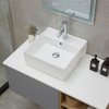 Arch Shaped Ceramic Basin Modern Sink Wash Basin Bathroom with Hole