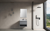 Minimalist Grey Bathroom Vanity with Open Shelf | Custom Size, Color & Material | Entop OEM/ODM Manufacturer