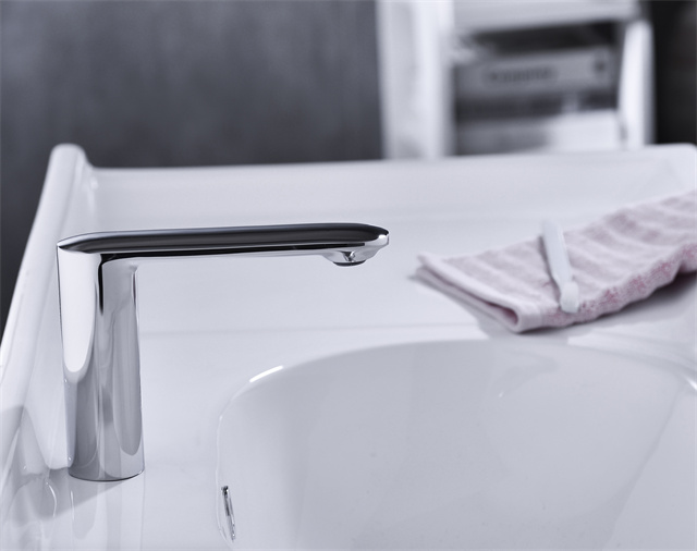 Fashion Sink Mixer Automatic Sensor Faucets Washroom Basin Faucet For Construction 