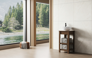 Sink Mirror Bathroom Cabinet Bathroom Vanity | White Basin & Minimalist Mirror Combo