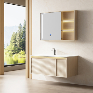 80cm Matte Sage Handleless Floating Vanity | ENTOP