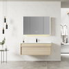 Organic Shape Bathroom Vanity for Japandi Bathroom Style