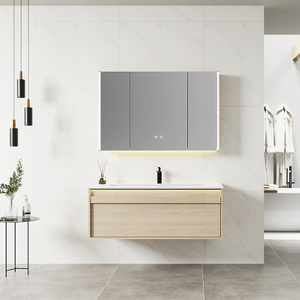 Organic Shape Bathroom Vanity for Japandi Bathroom Style