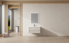 Minimalist Wall Mounted Floating Double Drawer Bathroom Vanity | Custom Size, Color & Material | Entop OEM/ODM Manufacturer