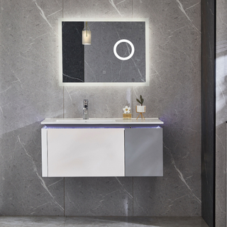 Bathroom Cabinets Wall Mounted Vanity With Sensor Light