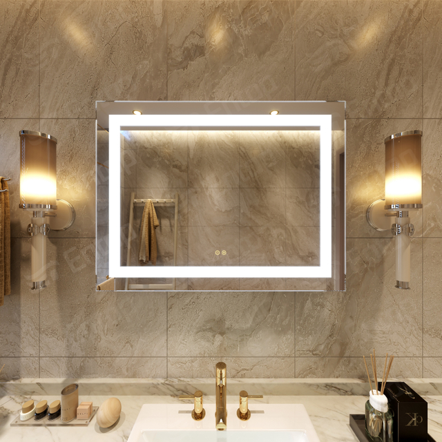 LED Mirror With Lights Rectangle Mirror Bathroom Wall Manufacture